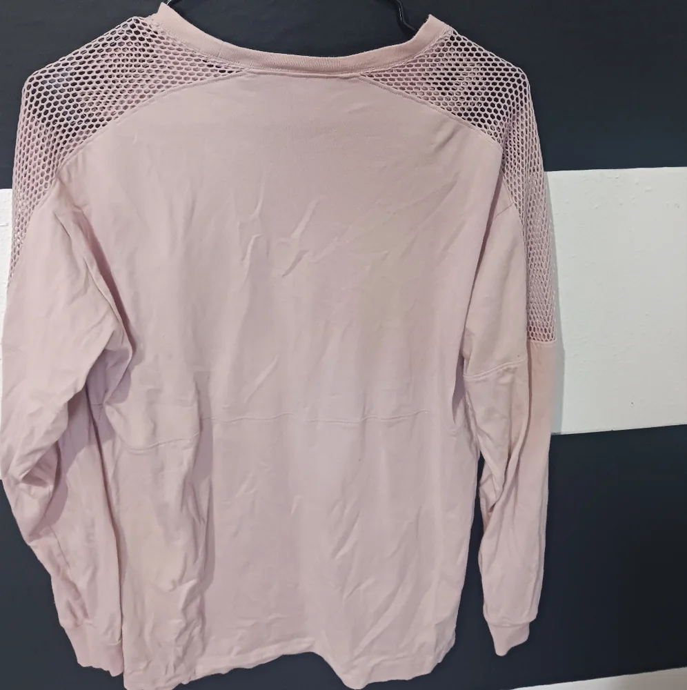 PINK Victoria's Secret Women doggie mesh long sleeve shirt - Picture 3 of 7